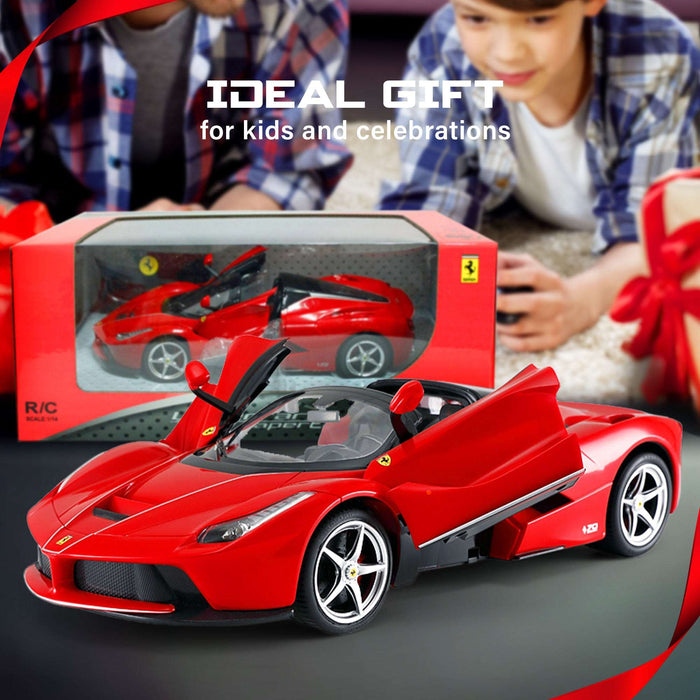 Remote Control Red Ferrari Ferrari LaFerrari Aperta RC Car 1/14 Scale Licensed Remote Control Toy ...