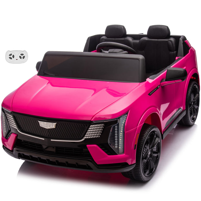 Cadillac Escalade IQ 24V 2 Seater Ride on Car for Kids with Remote Control, Open Doors, LED Lights and Music