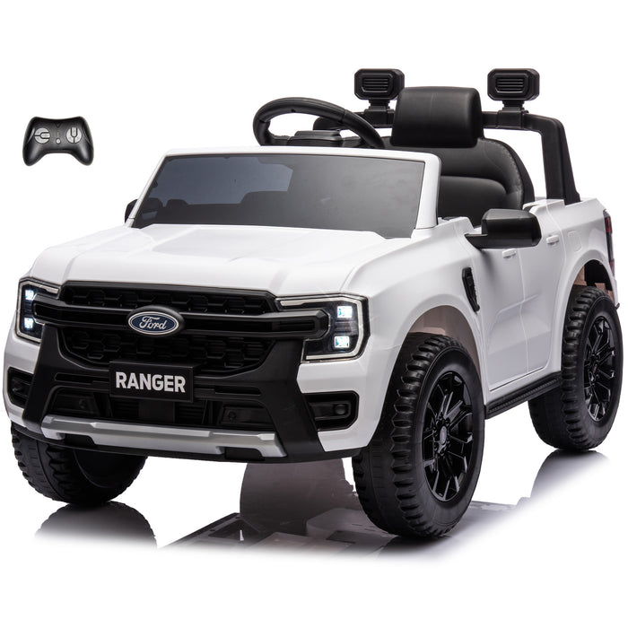 12V Kids Ride On Car W Parents Remote Control Licensed Ford Ranger Yellow