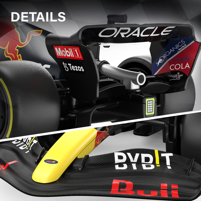 Oracle Red Bull Racing RB18 RC Car 1/18 Scale Licensed Remote Control Toy Car, Official F1 Merchandise by Rastar