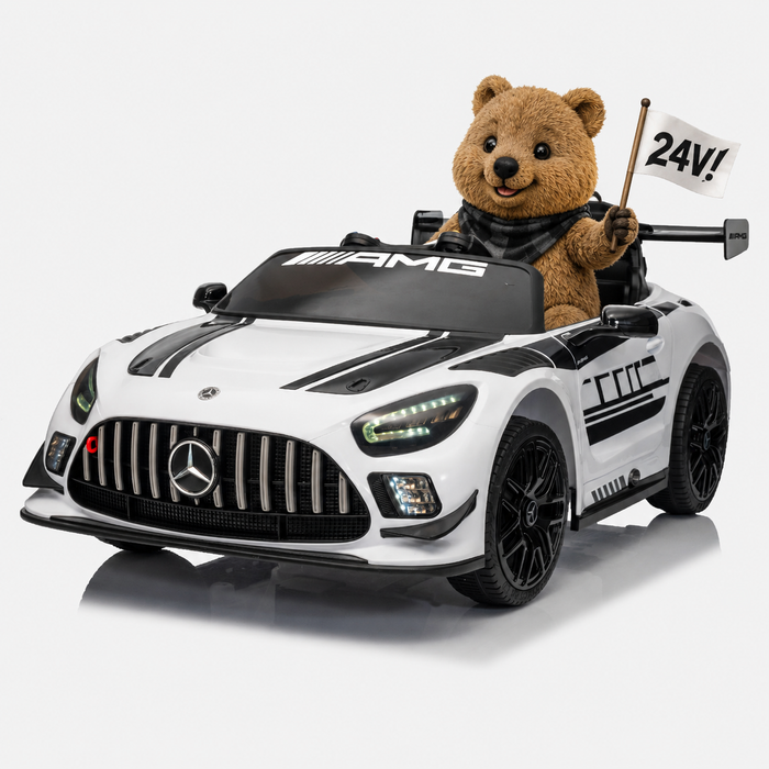Licensed Mercedes-AMG GT3 24V Kids Ride-On Car with Remote