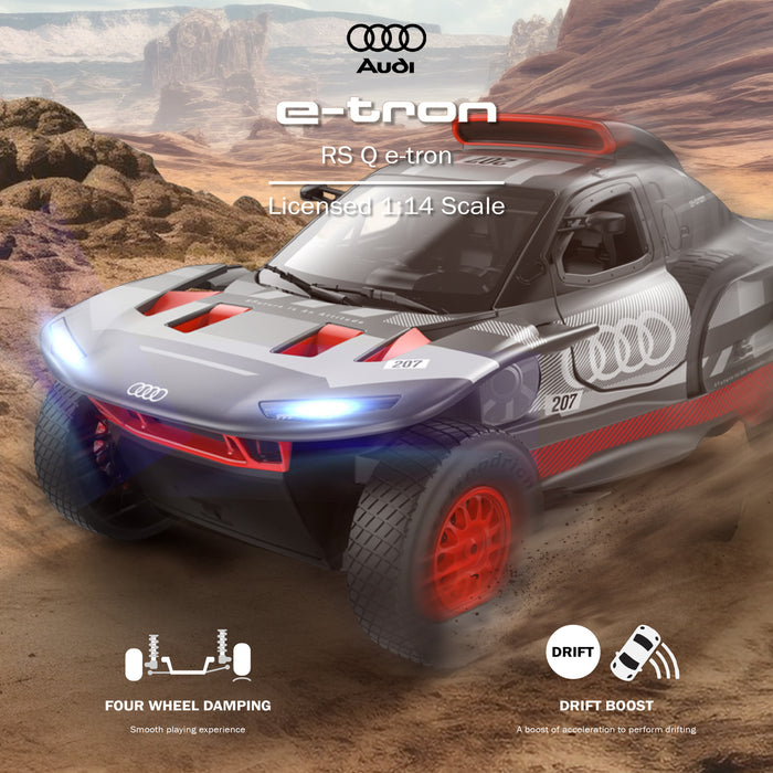 [Exclusive] AUDI RS Q e-tron RC Car 1/14 Scale Licensed Remote Control Toy Car by Rastar