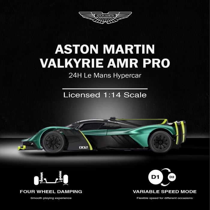 [Exclusive] Aston Martin Valkyrie AMR Pro RC Car 1/14 Scale Licensed Remote Control Toy Car by Rastar