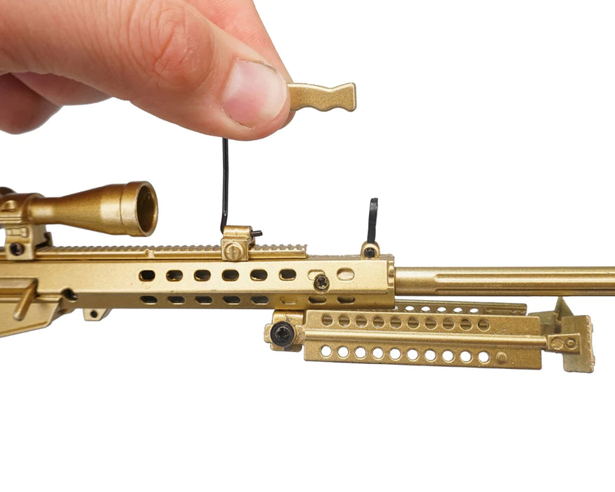 Miniature .50 cal Barrett 82A1 Gold