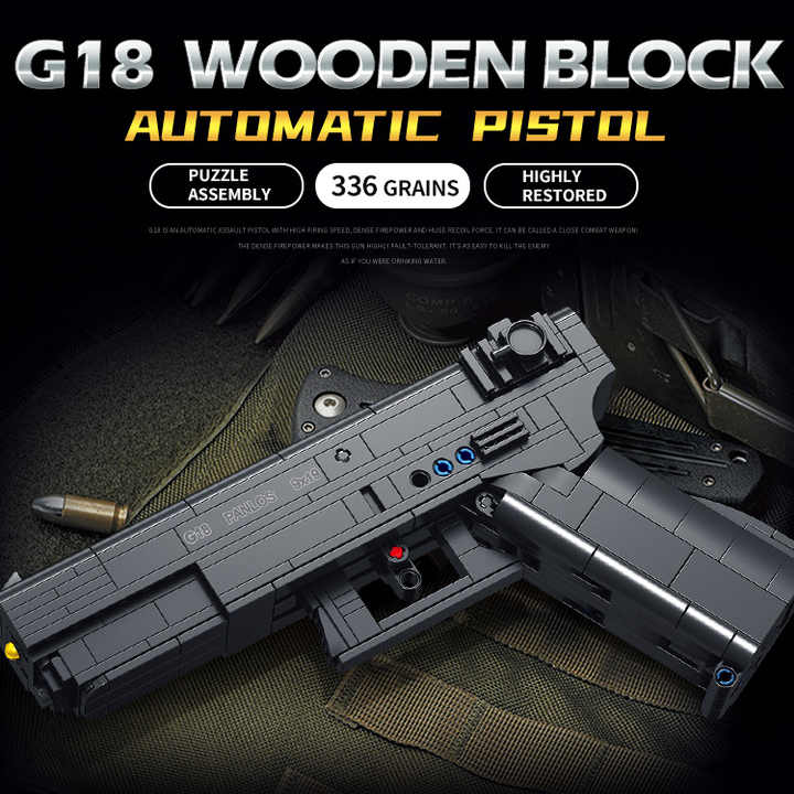 Panlos 670010 G18 Pistol Gun Brick — Voltz Toys