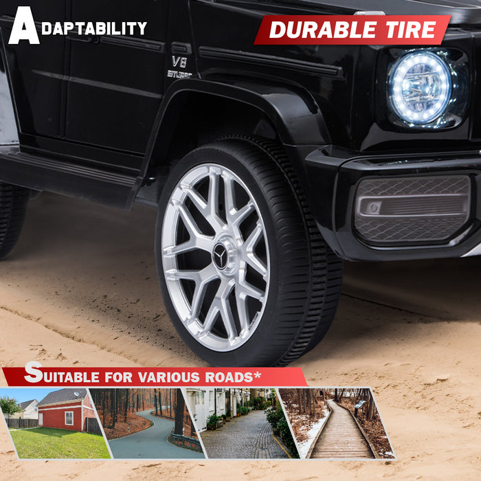 Mercedes-Benz AMG G63 12V Ride on Car with Remote Control and Leather Seat, Licensed