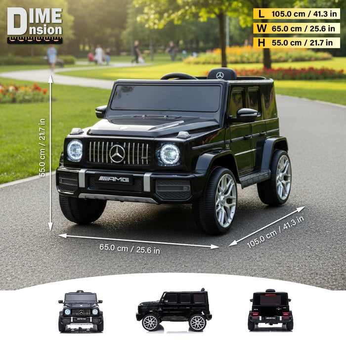 Mercedes-Benz AMG G63 12V Ride on Car with Remote Control and Leather Seat, Licensed