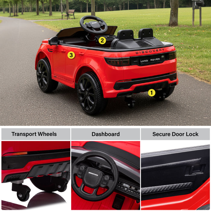 Land Rover Discovery 12V Ride on Car with Open Doors and Remote Control, Licensed
