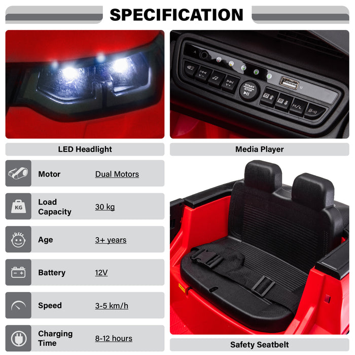 Land Rover Discovery 12V Ride on Car with Open Doors and Remote Control, Licensed