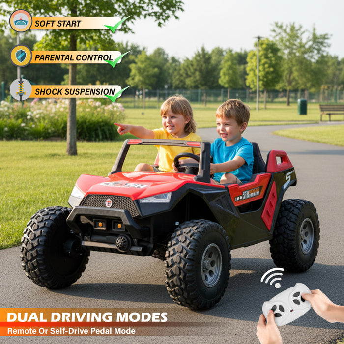 Dune Buggy 2 Seater 24V Off-Road UTV with Remote Control and EVA Tires