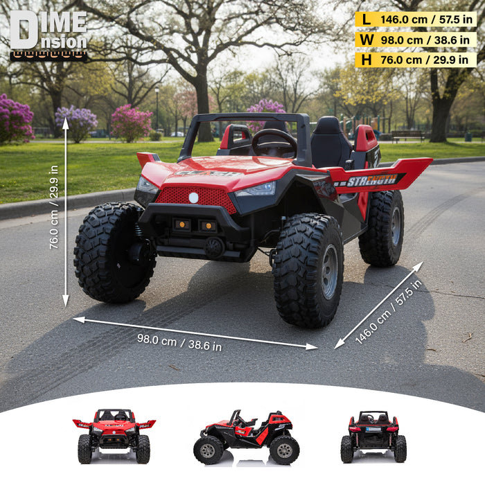 Dune Buggy 2 Seater 24V Off-Road UTV with Remote Control and EVA Tires
