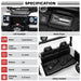 M4 Classic Defender kids electric car rear view with secure door lock and light bar