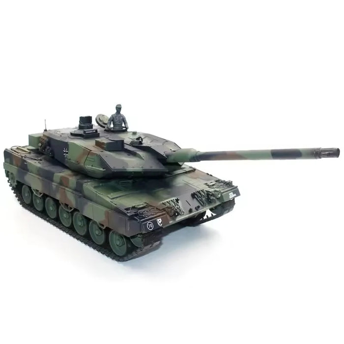 Heng Long® 1/16 RC Battle Tank Leopard 2A6 – Upgrade Edition – Metal Gearbox, Infrared Battle & Real Sound Effects
