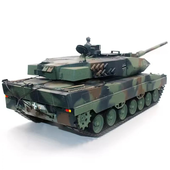 Heng Long® 1/16 RC Battle Tank Leopard 2A6 – Upgrade Edition – Metal Gearbox, Infrared Battle & Real Sound Effects