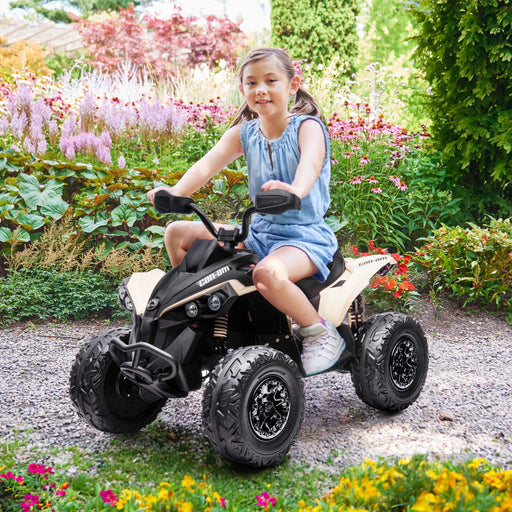 Can-Am RENEGADE 24V ATV 4WD Off-Road Ride On Car Toy with EVA Tires and Realistic Lights, Licensed