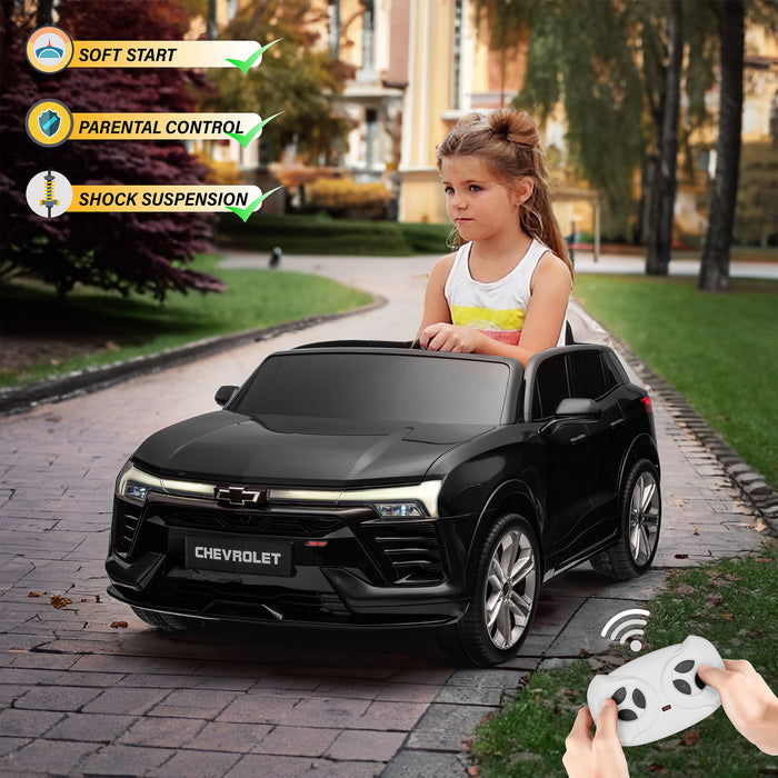 Chevrolet Blazer 24V 2 Seater Ride on Car for Kids with Remote Control, Open Doors, LED Lights and Music