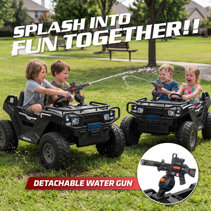 Dune Buggy 2 Seater 24V Off-Road UTV with EVA Tires and Remote Control, 4WD