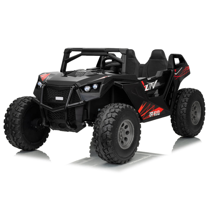2025 High Speed Up To 15 km/h Dune Buggy 2 Seater 24V Off-Road UTV with Remote Control and EVA Tires