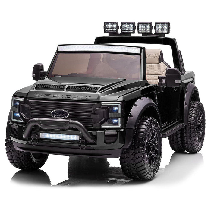 Ford Super Duty F450 Dually 2 Seaters 24V Ride-on Truck with Dual Rear-Wheel, Remote Control, EVA Tires, Licensed