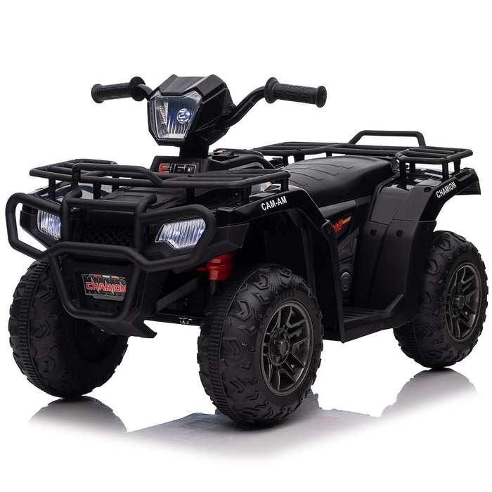 Kids Quad ATV 12V Ride on Car 4-Wheeler with LED Lights and Music