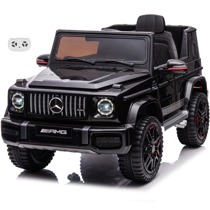 Mercedes Benz AMG G63 24V Kids' Ride On Car with Parental Remote Control, LED Lights, Leather Seat and MP3, Licensed