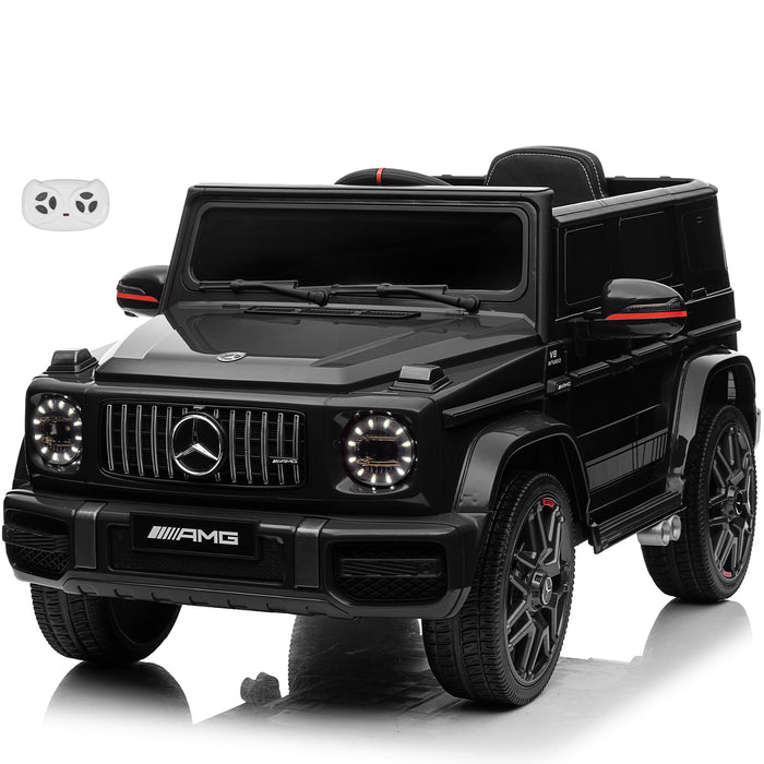 Mercedes-Benz AMG G63 12V Ride on Car with Upgraded Doors Remote Control and Leather Seat, Licensed