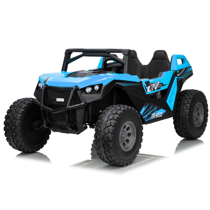 2025 High Speed Up To 15 km/h Dune Buggy 2 Seater 24V Off-Road UTV with Remote Control and EVA Tires