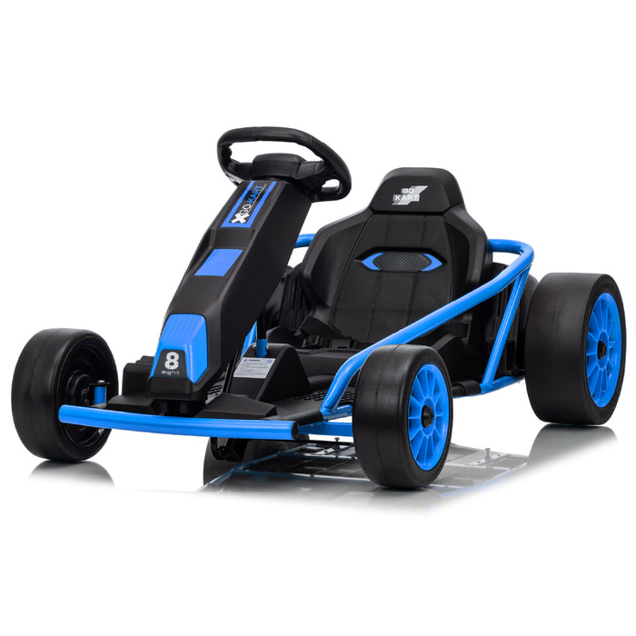 Go Kart 24V High-Speed Outdoor Racer Drifter with Seat Belt