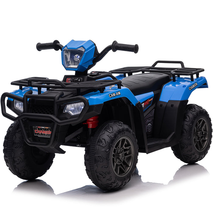 Kids Quad ATV 12V Ride on Car 4-Wheeler with LED Lights and Music