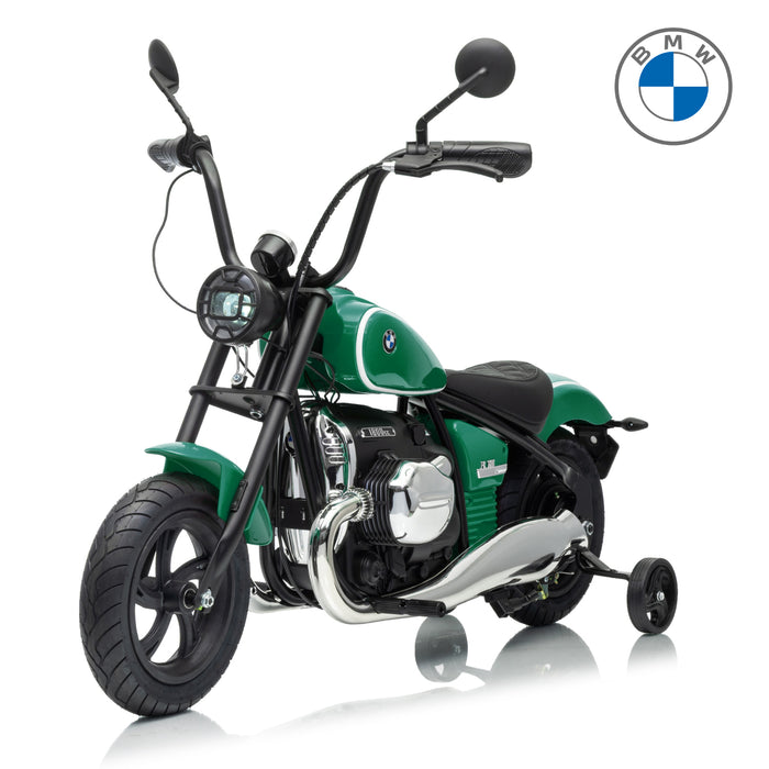 BMW R 18 kids electric motorcycle with removable auxiliary wheels