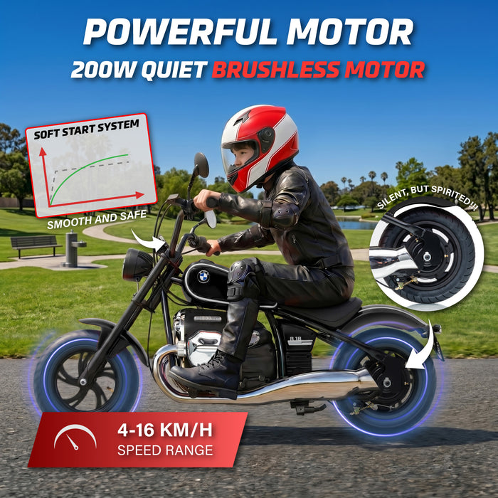 BMW R 18 kids ride on motorcycle longer playtime 24V7AH battery