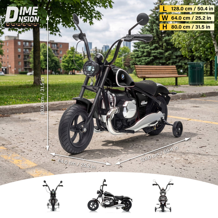 BMW R 18 ride on motorcycle LED headlight media player and comfortable seat