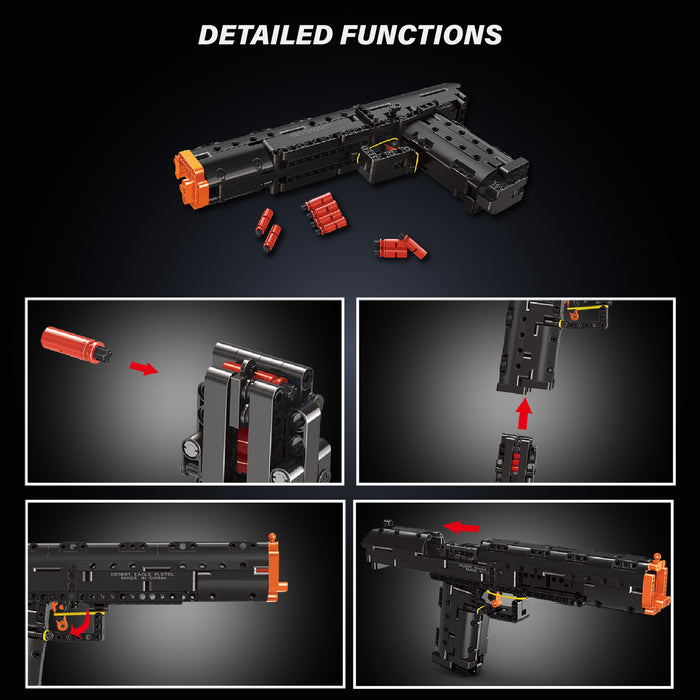 MouldKing Desert Eagle Gun Toy Brick