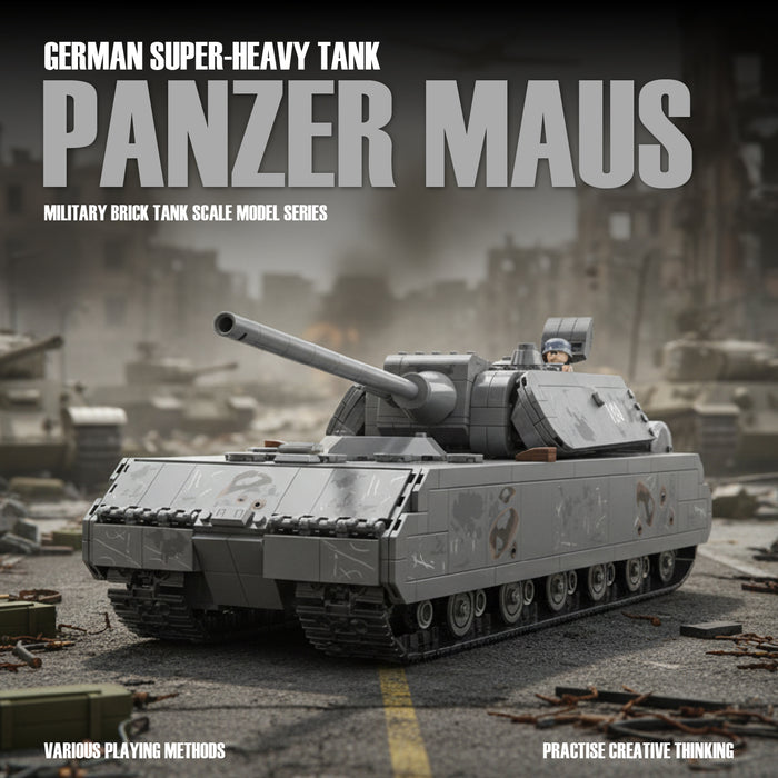 Panlos 628009 Panzer VIII Maus Tank Brick