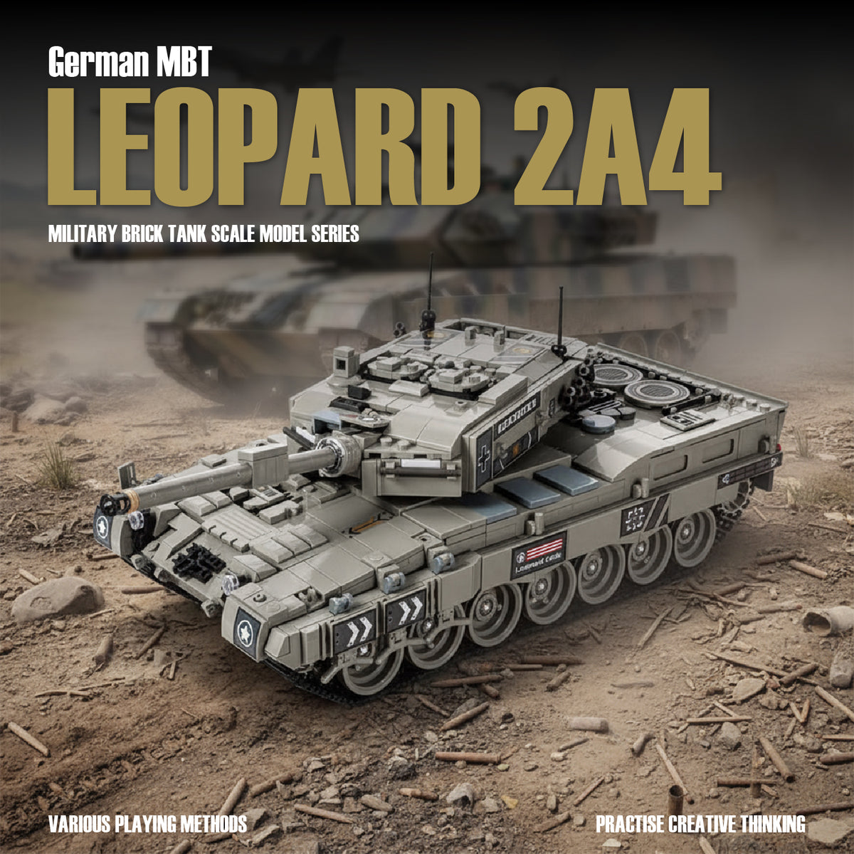 Panlos 632003 Leopard 2 Tank Brick — Voltz Toys