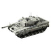 Toy tank model on a white background