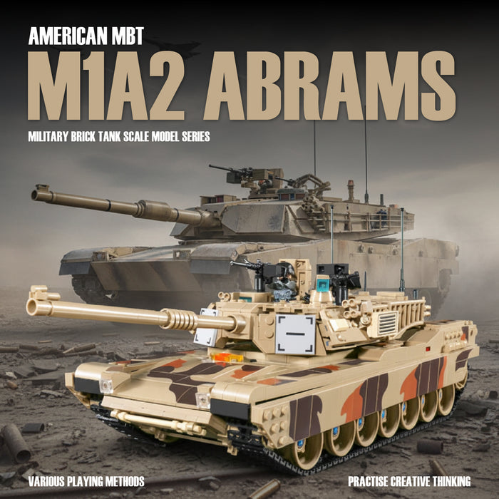 Panlos M1A2 Abrams Tank Brick