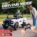 Classic Defender kids ride on car rear detail features and search light bar