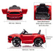 Kids 12V Ride On Muscle Car Toy with Open Doors, Realistic Lights and Remote Control