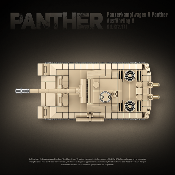 Pantehr V Tank - 472Pcs