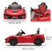 Ferrari 488 Pista Spider 12V with Leather Seat and Remote Control, Licensed