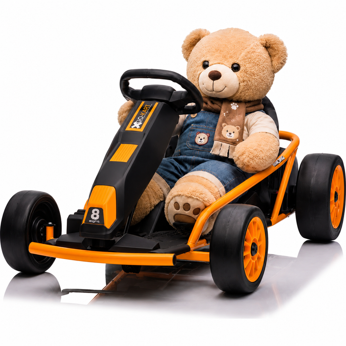 Go Kart 24V High-Speed Outdoor Racer Drifter with Seat Belt