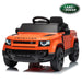 Orange Land Rover Defender 110 12V kids ride-on car