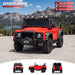 Green Land Rover Defender 24V ride-on car dimensions 115 by 61 by 61 centimetres