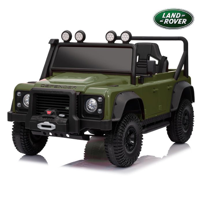 car-black.jpgOfficially licensed Land Rover Defender 24V single-seat kids ride-on car in black