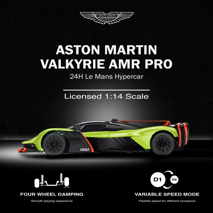 Aston Martin Valkyrie AMR Pro RC Car 1/14 Scale Licensed Remote Control Toy Car by Rastar