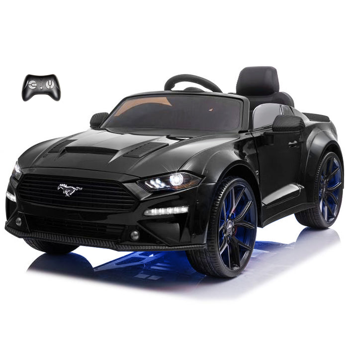 Ford Mustang 24 V pour enfants avec fonction de dérive, sous licence