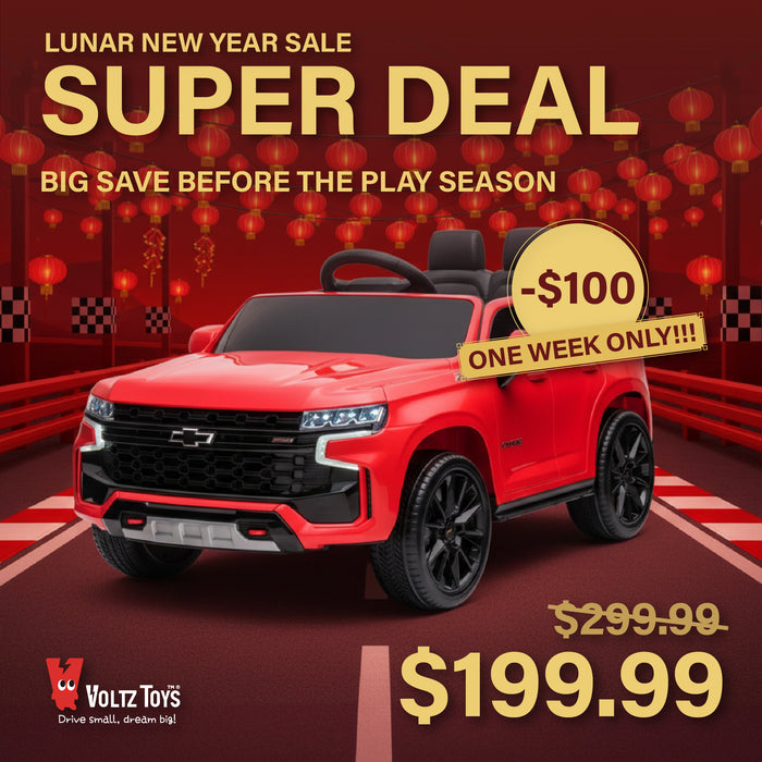 Chevrolet Tahoe 12V Kids Ride on Car with Remote Control, Licensed