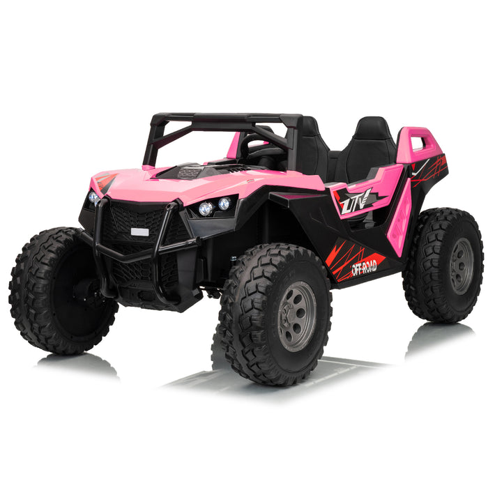 2025 High Speed Up To 15 km/h Dune Buggy 2 Seater 24V Off-Road UTV with Remote Control and EVA Tires