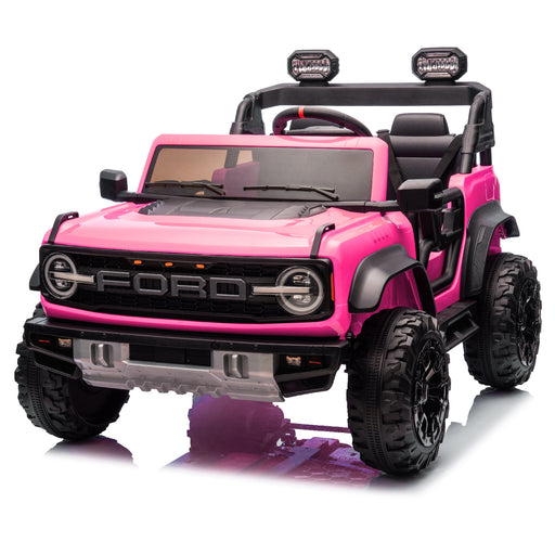 Premium kids ride on truck with suspension system and dual seats